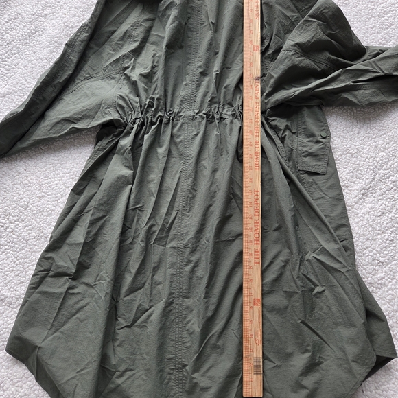 CALIA NEW by Carrie Underwood Journey Trench Coat in the color "Thyme" - Picture 5 of 7